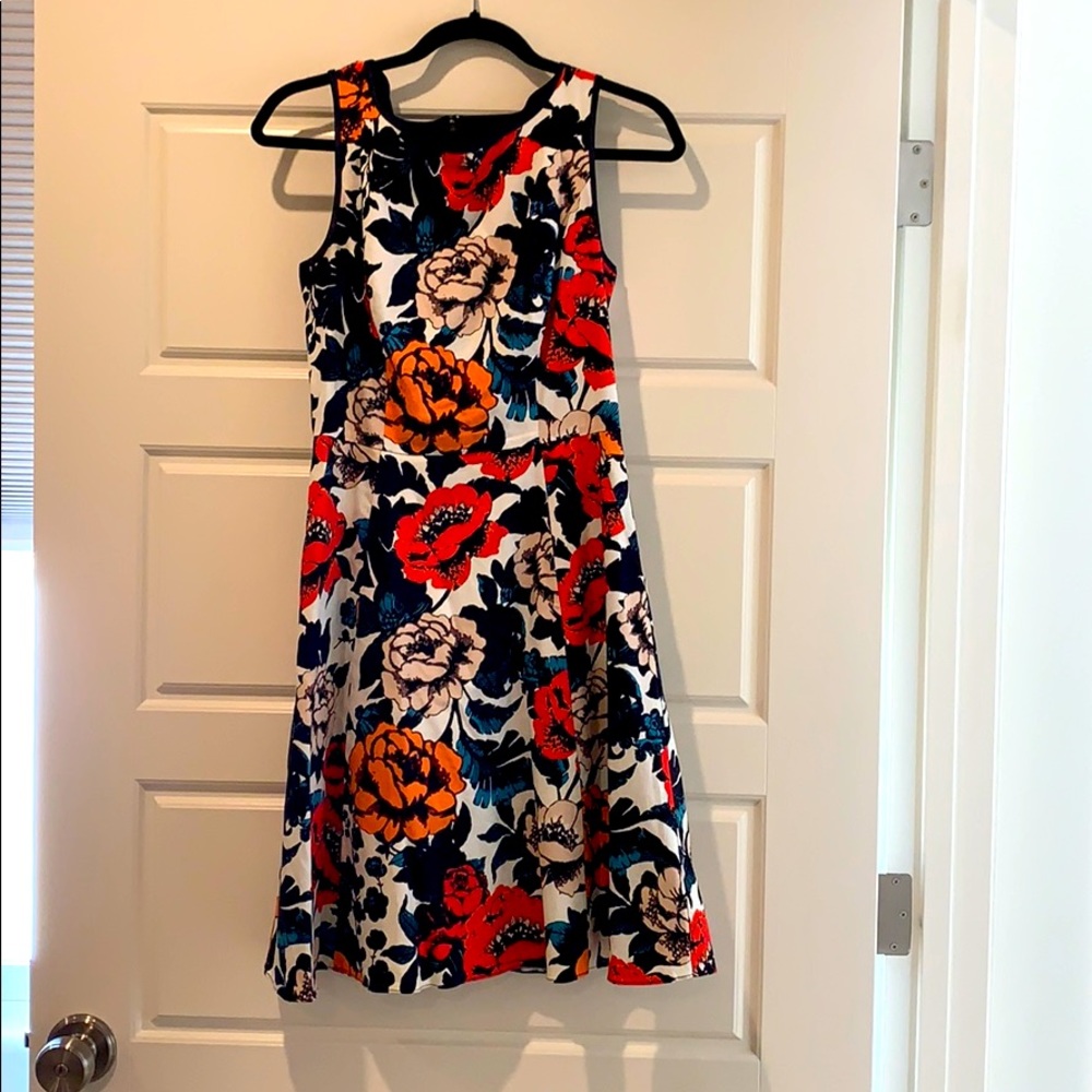 Adrianna Papell fit & flare dress w/pockets.